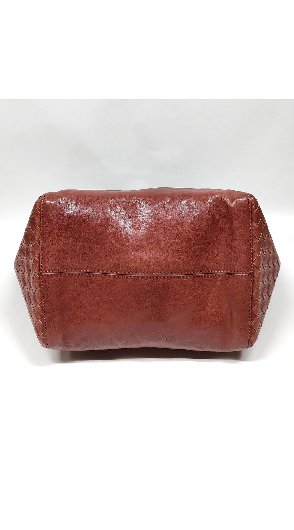 Thumbnail: Bottega Veneta Cognac Leather Tote