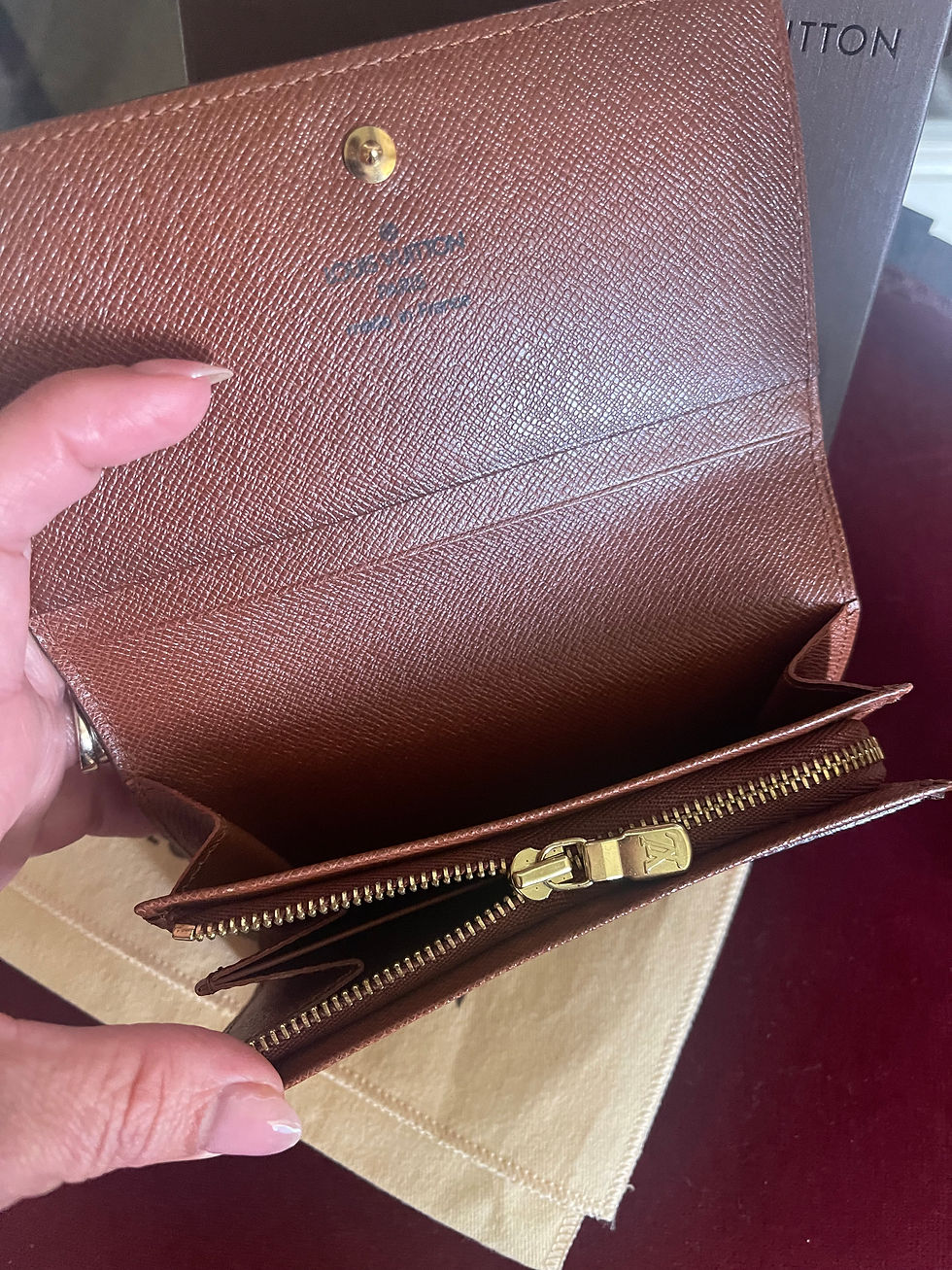 Thumbnail: 1995 Louis Vuitton Porte Monnaie Trésor Wallet
