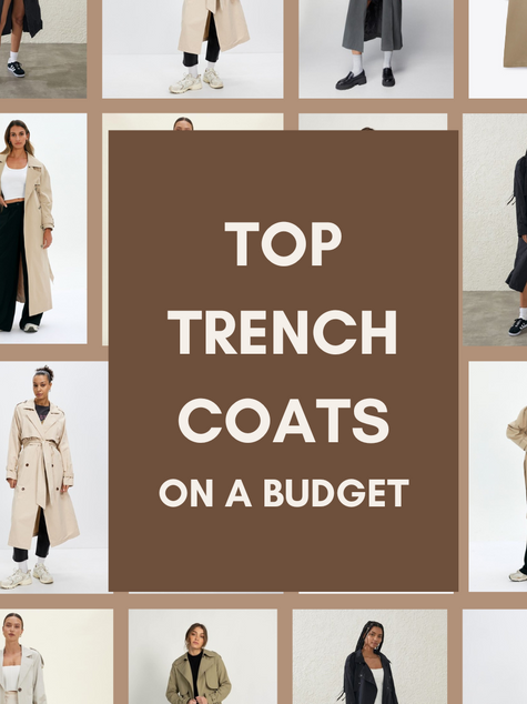 Top Trench Coats on a Budget