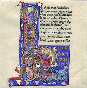 Lettrine 'L' finie