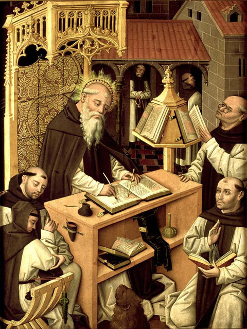 St jérome Master of Parral, St Jerome in the scriptorium, 1480 - 1490