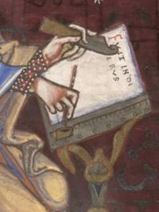 Des petits ronds inscrits sur les pupitres