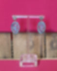 Août-Évasion Turquoise-boucles d’oreilles-argile polymère-pierre turquoise-Atelier Arti'Zen