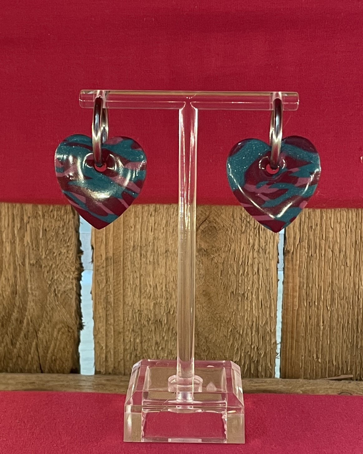 Pampille - Coeur - XL - Multi - Couleur - Argile Polymère - Atelier Arti'Zen