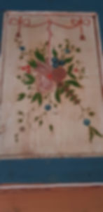 Valdres - Bruflat Kirke - 4 panel closeup - 1p