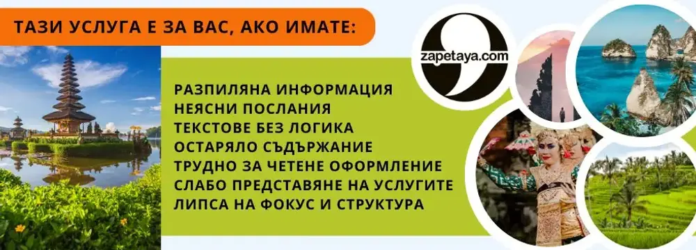 Банер „Тази услуга е за вас“ с изброени проблеми – разпиляна информация и липса на структура