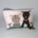 Zipper Case / Washbag / Cat & Mouse
