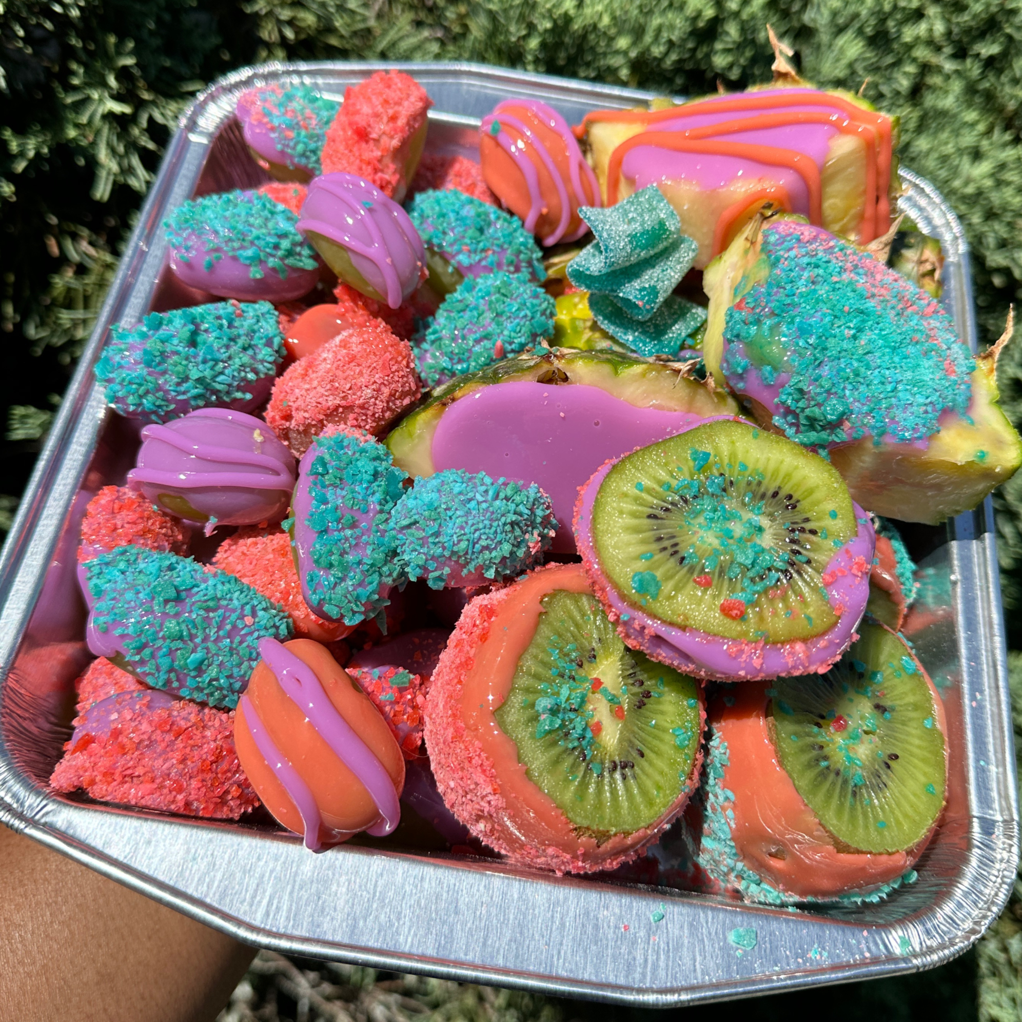 Arranged Food and Objects