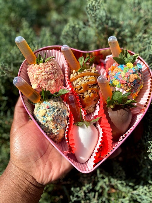 Arranged Food and Objects