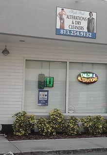 Hyde Park Alterations storefront from the existing business website