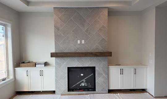 Fireplace Remodel, tile