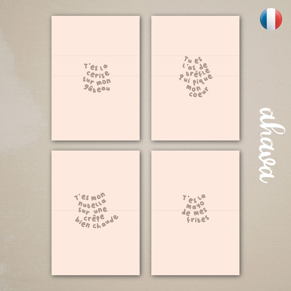 Miniature : Les Déclarations à croquer  •  Beige