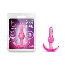 B YOURS CURVY ANAL PLUG ROSA