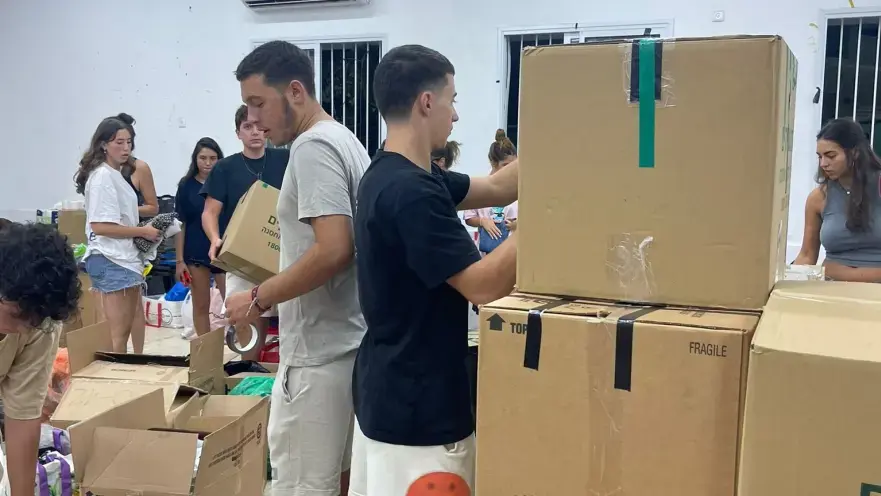 מבצע חלוקת ציוד כיבוי אש והצלה בצפון