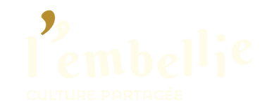 Logo horizontal blanc de l'Embellie
