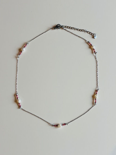 Thumbnail: necklace dusty rose