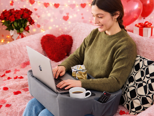 How the TabCouchCaddy Lap Desk Pillow Turns Caring into Comfort!