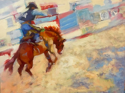 Taken for a Ride  24x36" Oil on Canvas $1300 