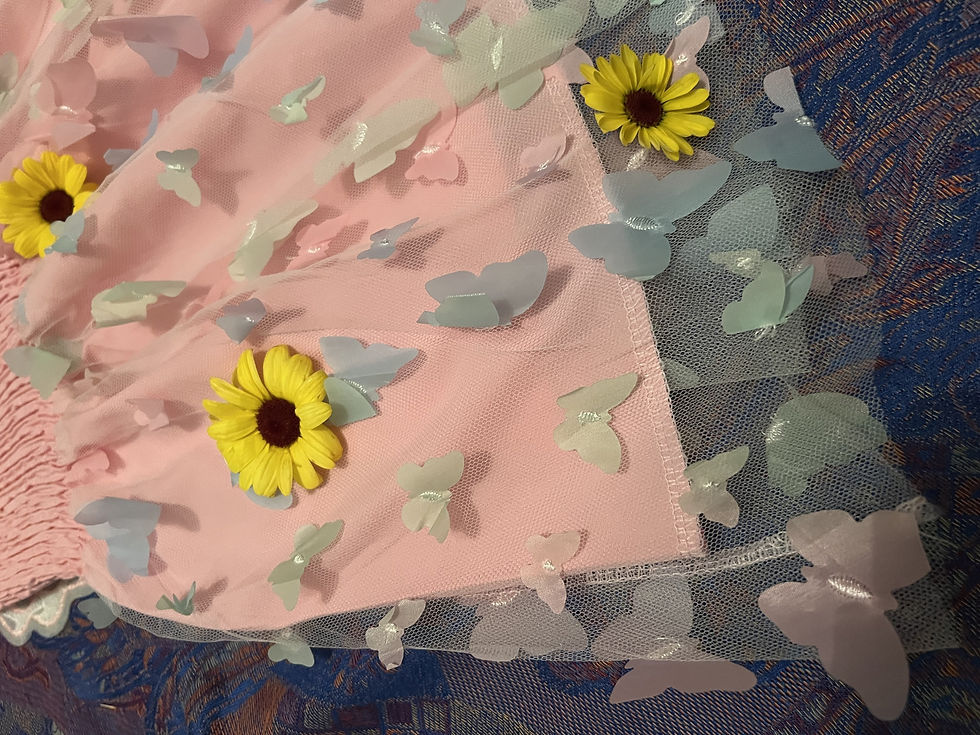 Thumbnail: Butterfly Tulle Dress