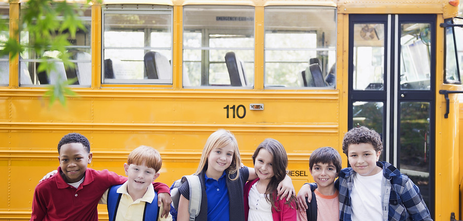 School Bus & Children