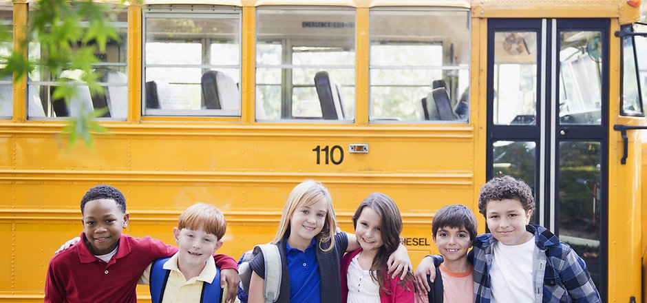 School Bus & Children