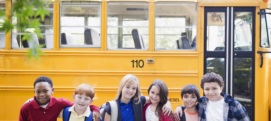School Bus & Children