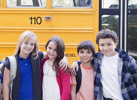 School Bus & Children