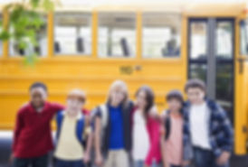 School Bus & Children