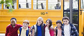 School Bus & Children