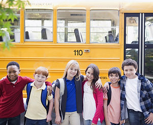 School Bus & Children