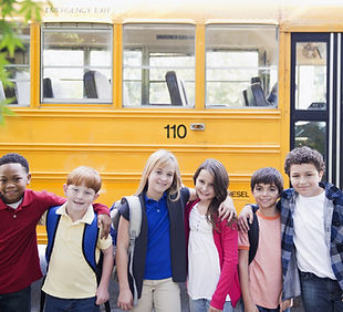 School Bus & Children