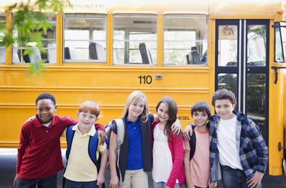 School Bus & Children