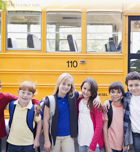 School Bus & Children