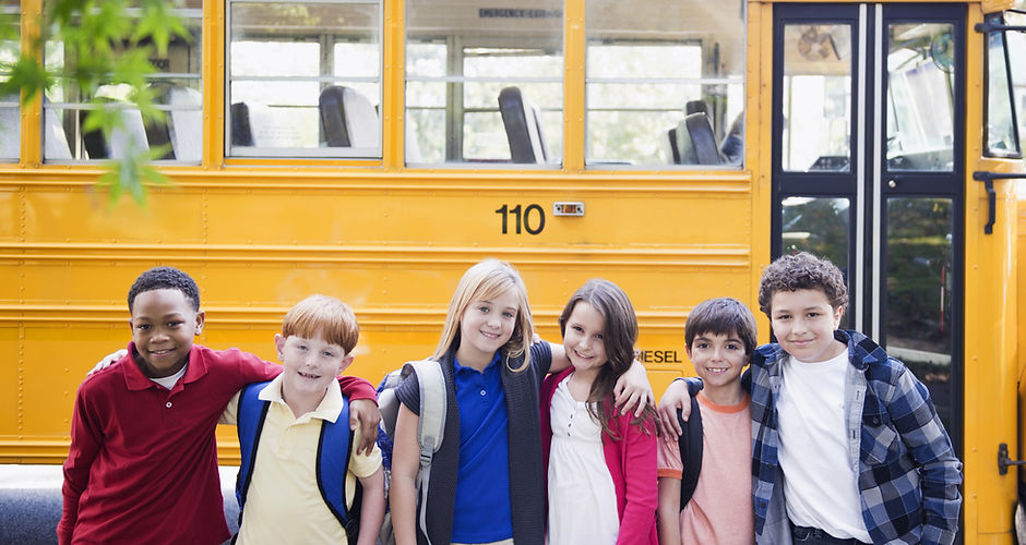 School Bus & Children