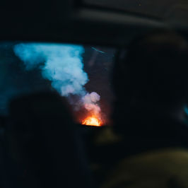 Norðurflug Helicopter - Eruption