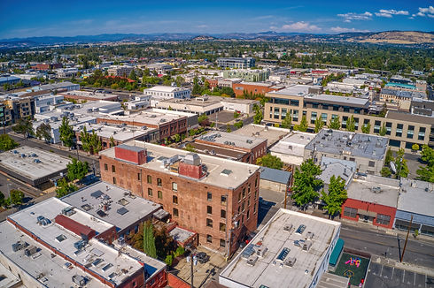 Aerial View of Medford, Oregon during Summer.jpg