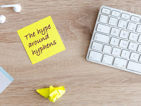 The hype around hyphens