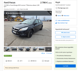 Ford Focus 1.6 Trend design M5 2011