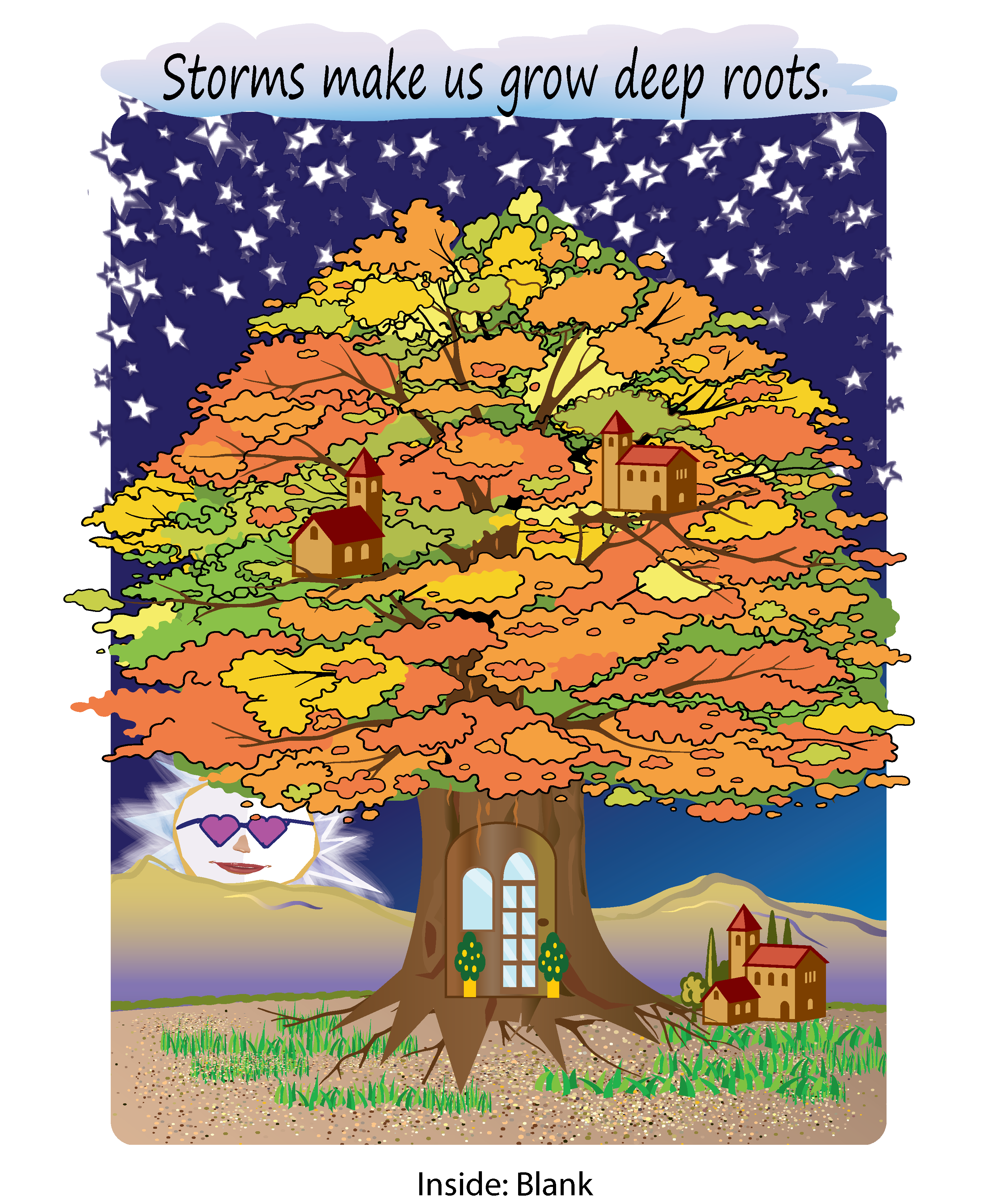 Greeting Card - Storms