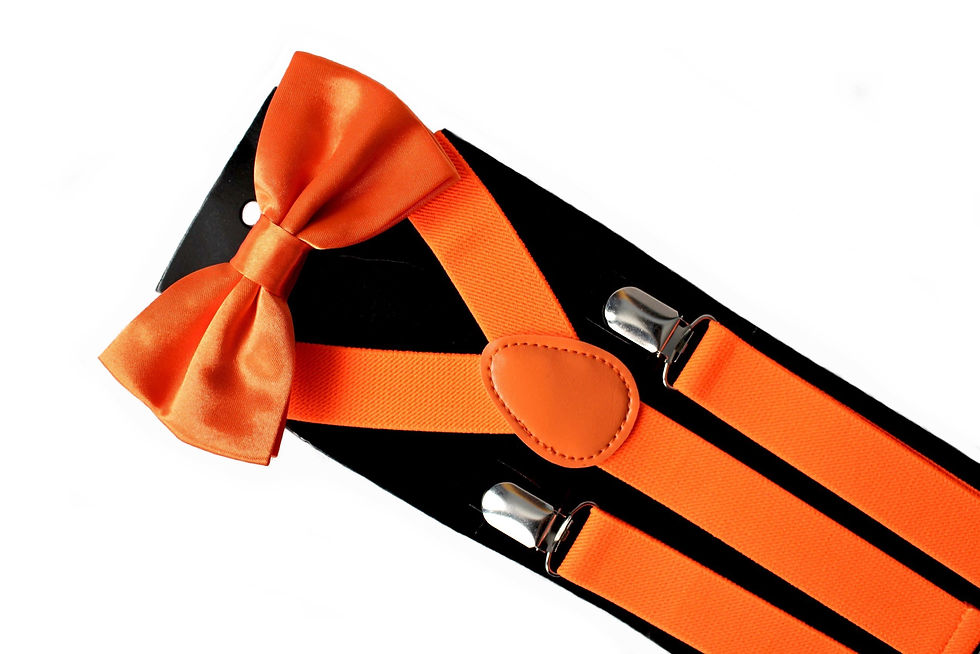 Miniatura: Set Humita + Suspensores Color Naranja para adulto