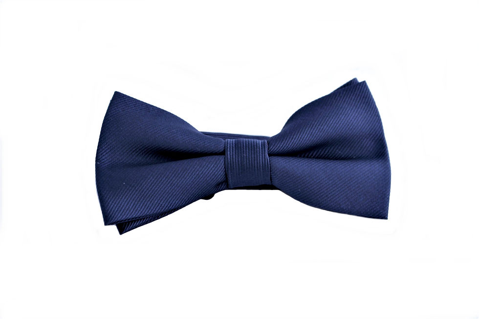 Miniatura: set humita + pañuelo + corbata color azul marino