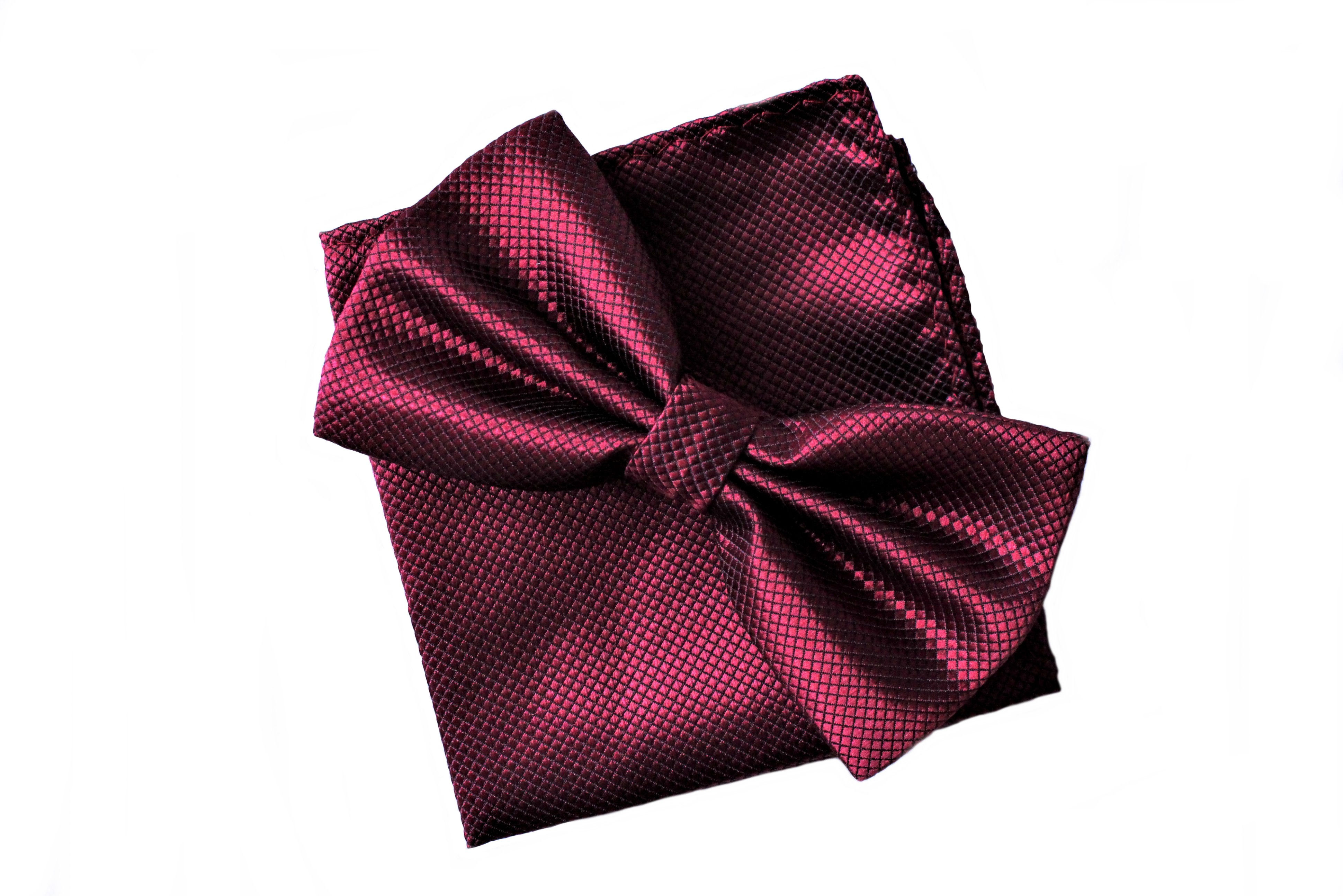 set humita + pañuelo color burdeu