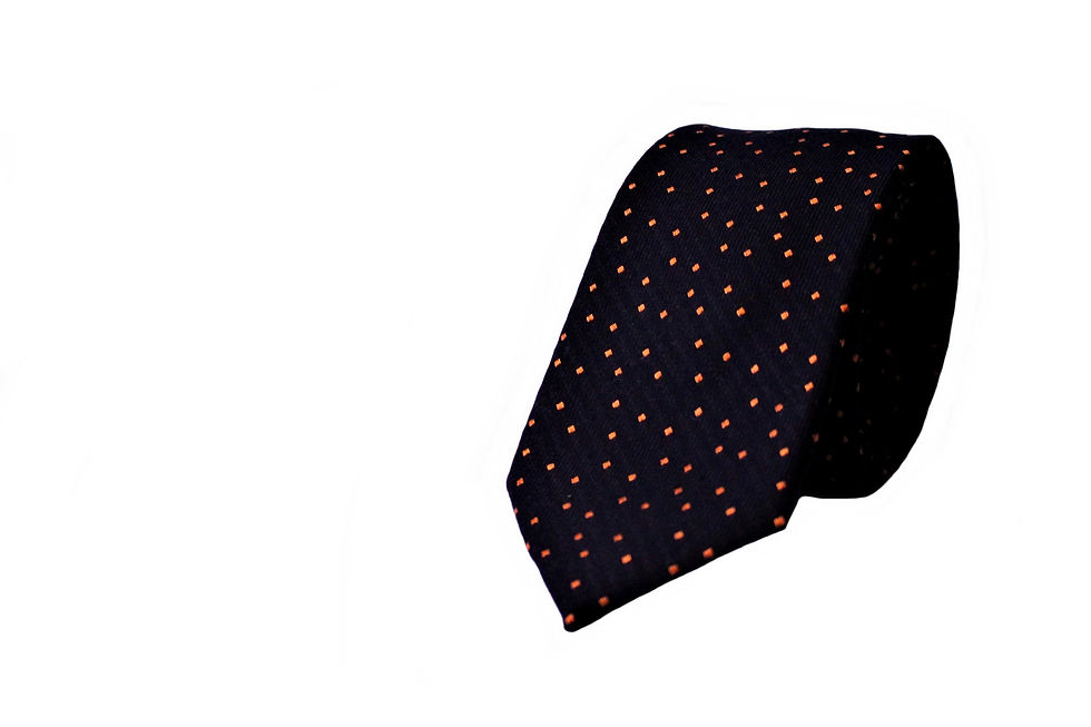 Miniatura: corbata color azul oscuro + adorno