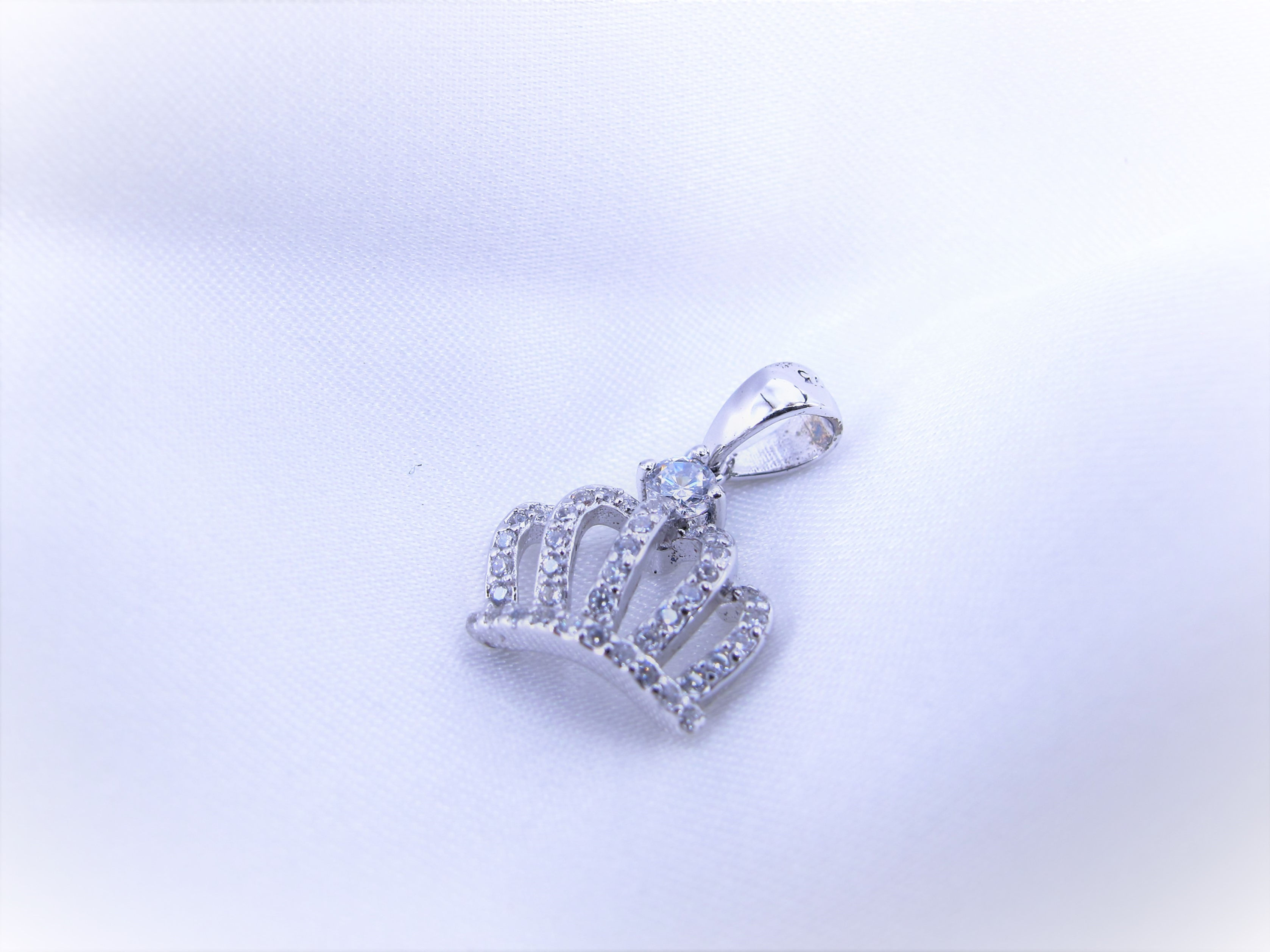 JCo 249P Crown Silver Pendant