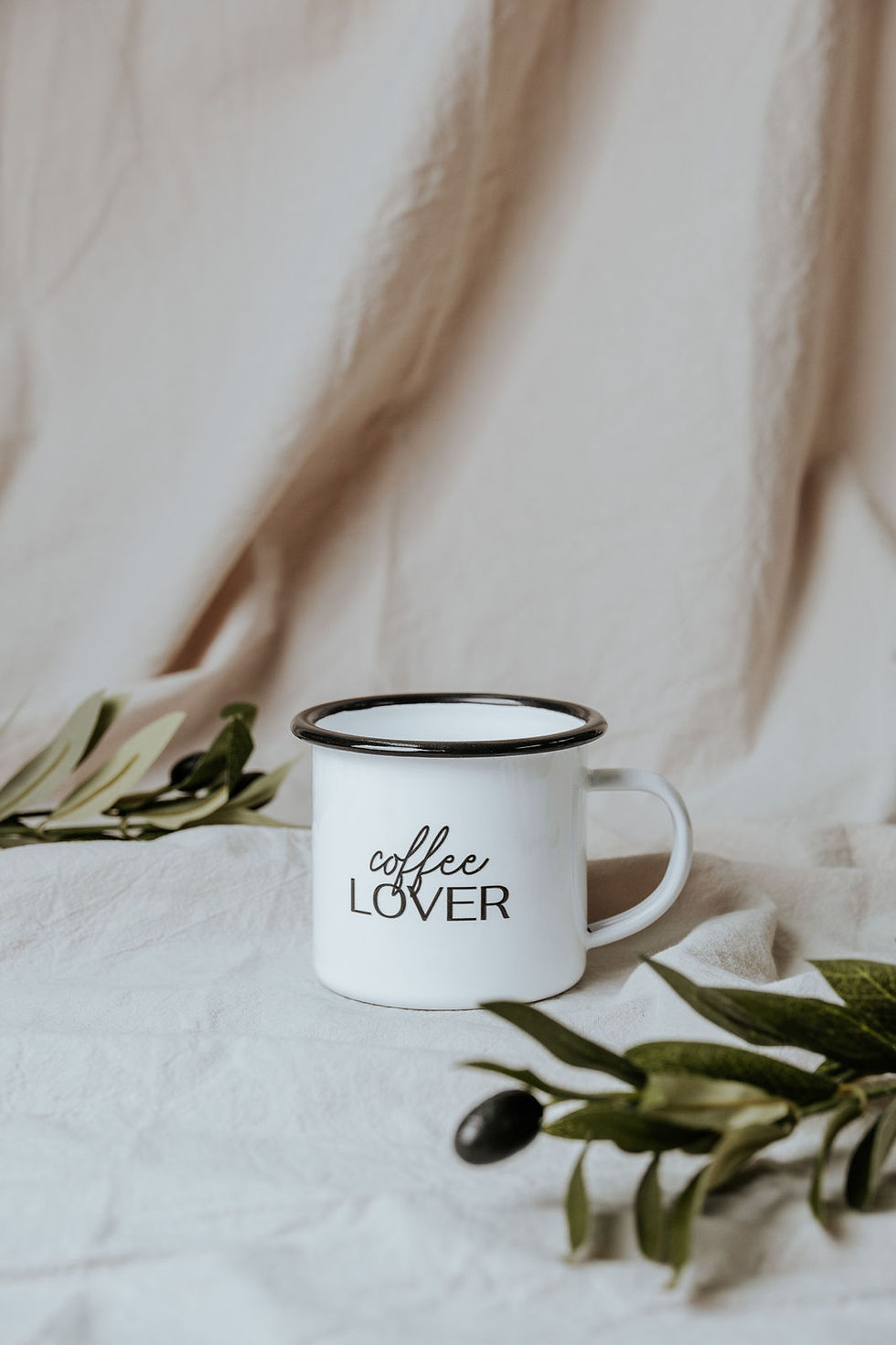 Emaille Tasse "Coffee Lover"