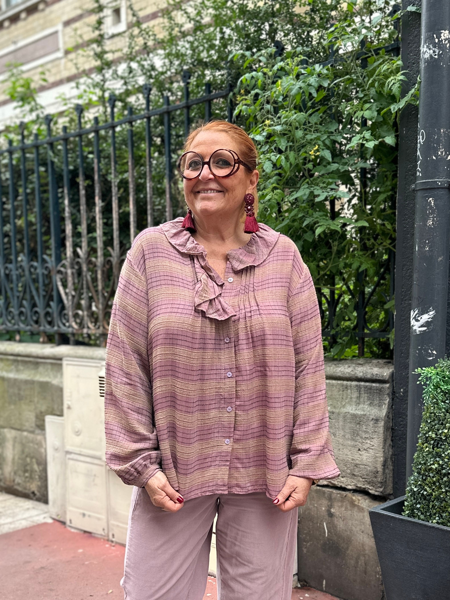 Blouse carreaux sambucco