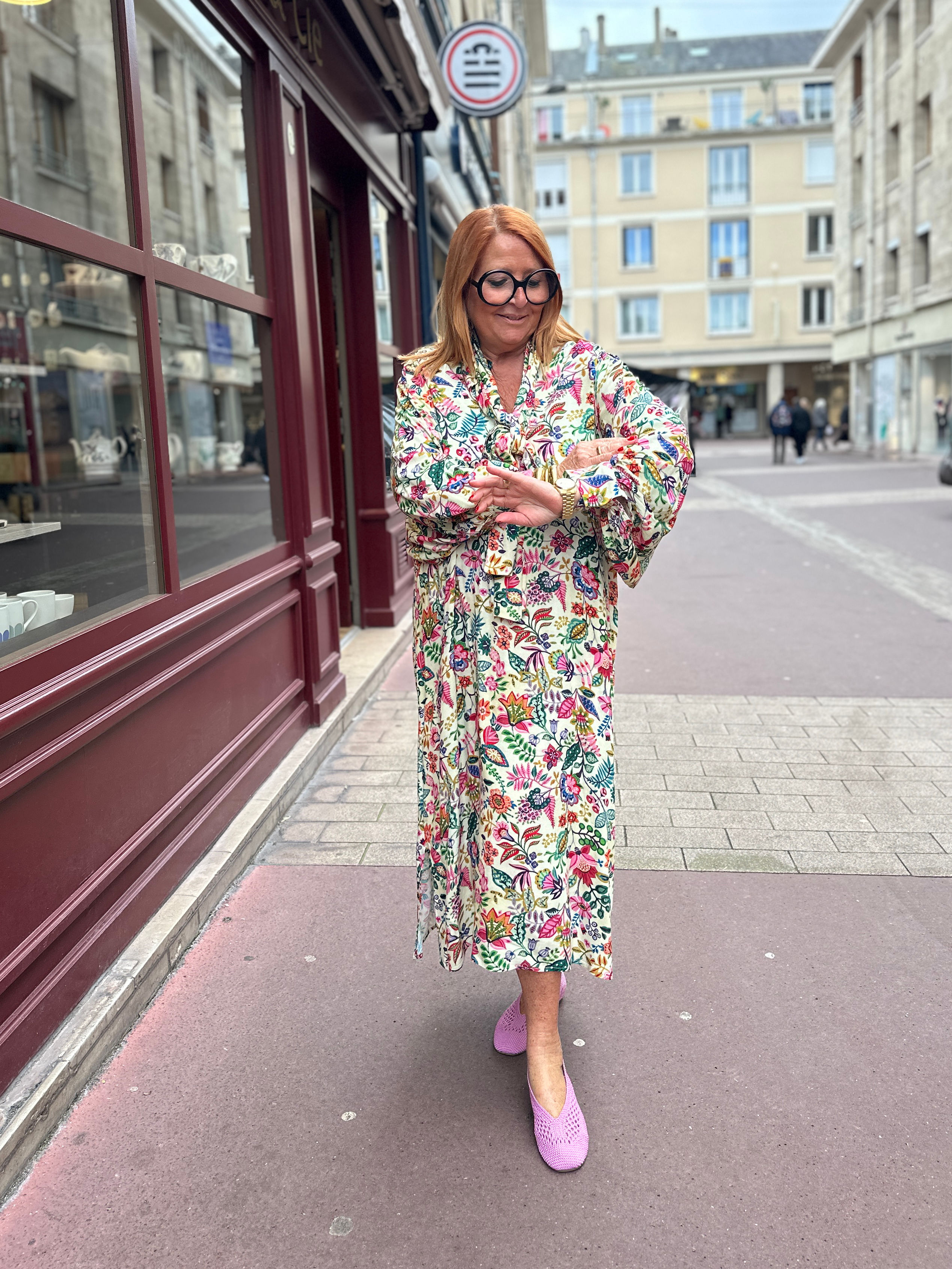 Robe Esmeralda fleurs