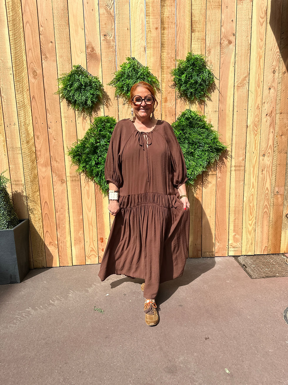 Miniature : Robe bohème choco