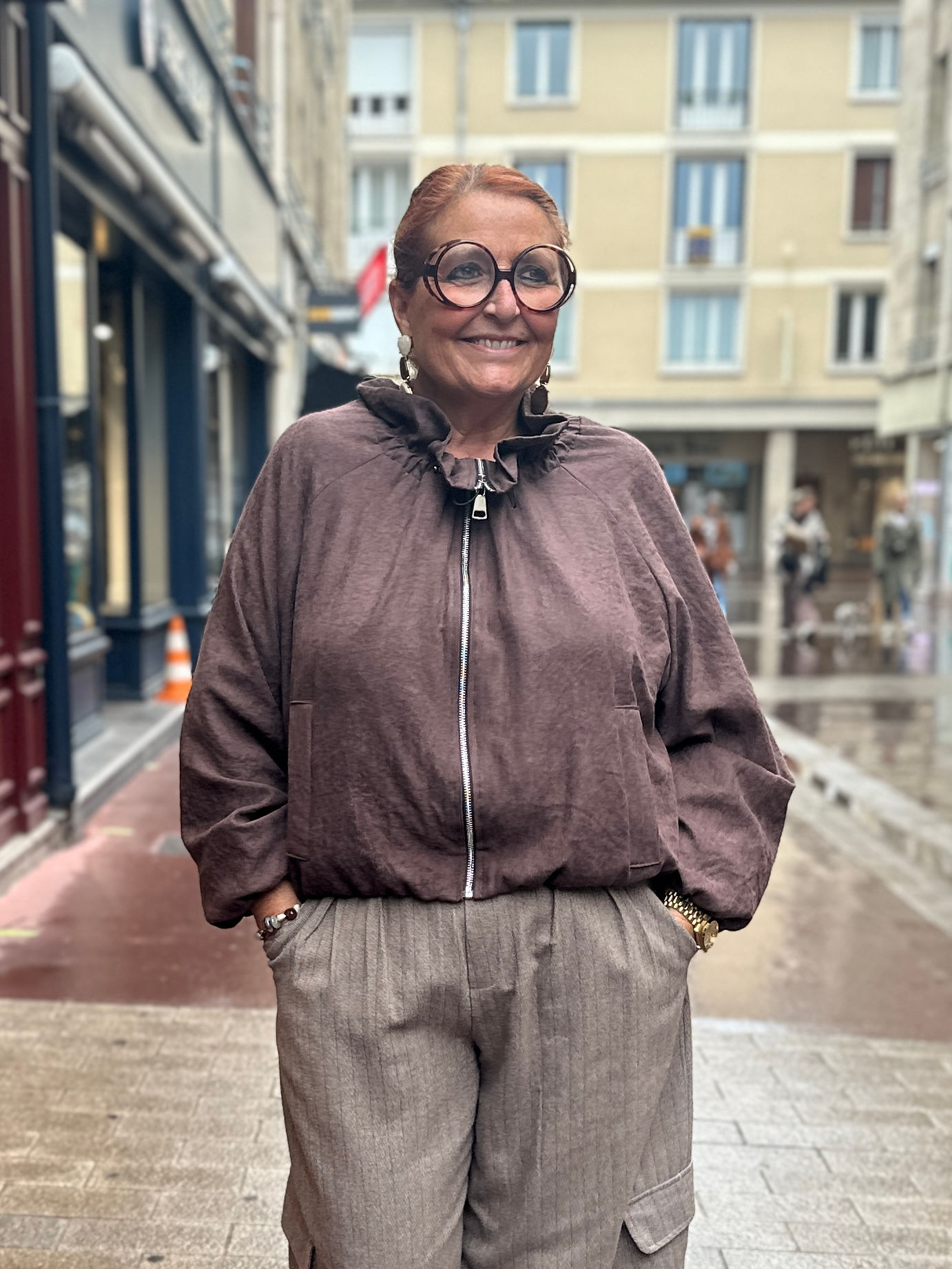 Blouson boule choco