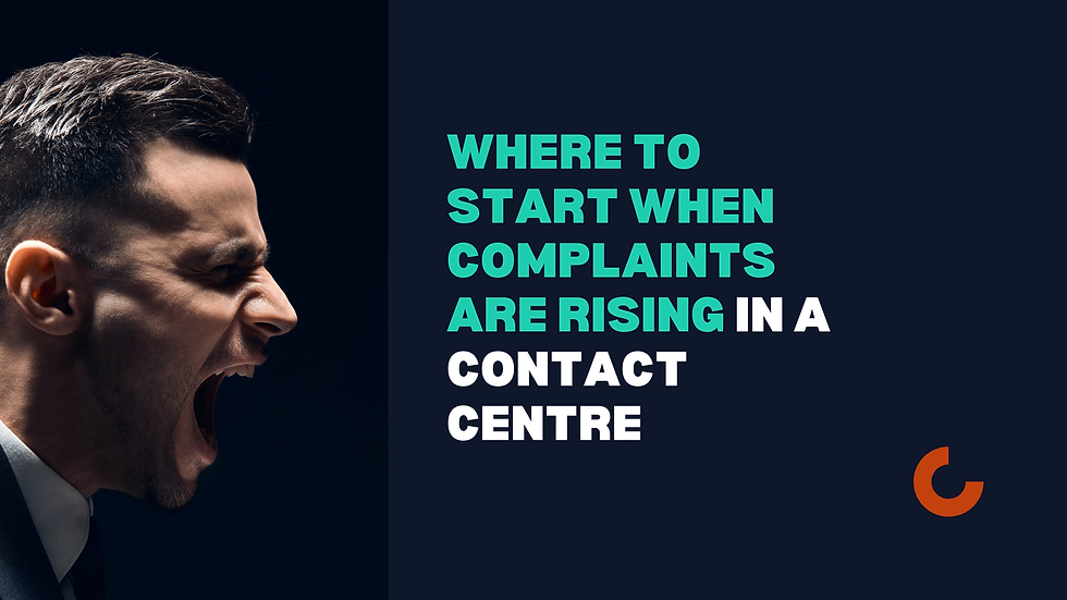 Where to start when complaints are rising contact centre by identifying root causes and addressing system failures driving repeat demand
